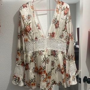 Floral romper